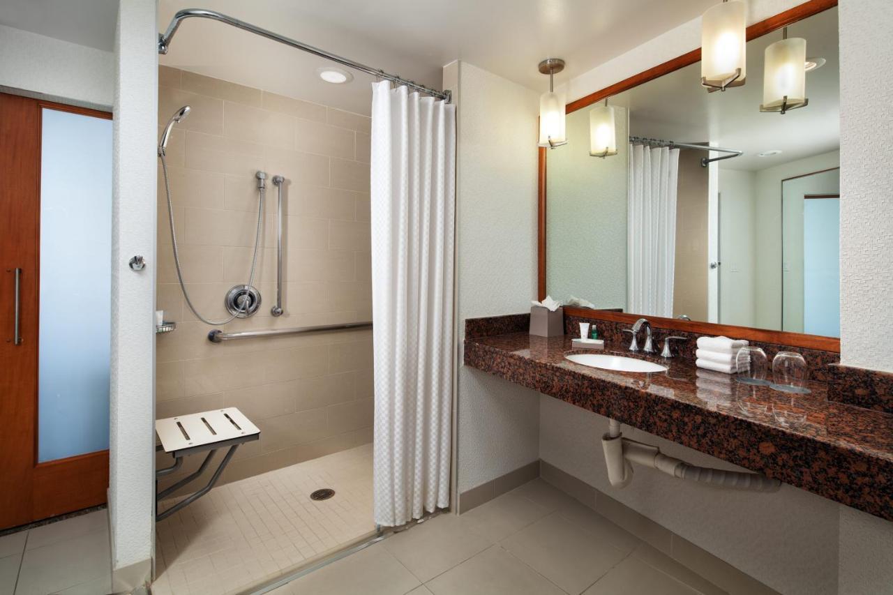 Accessible room, Roll-In Shower, City View