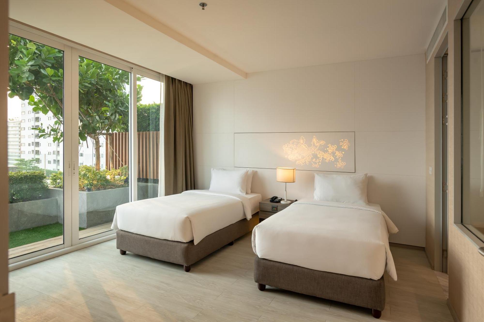 Chambre Double ou Lits Jumeaux - Vue sur Jardin