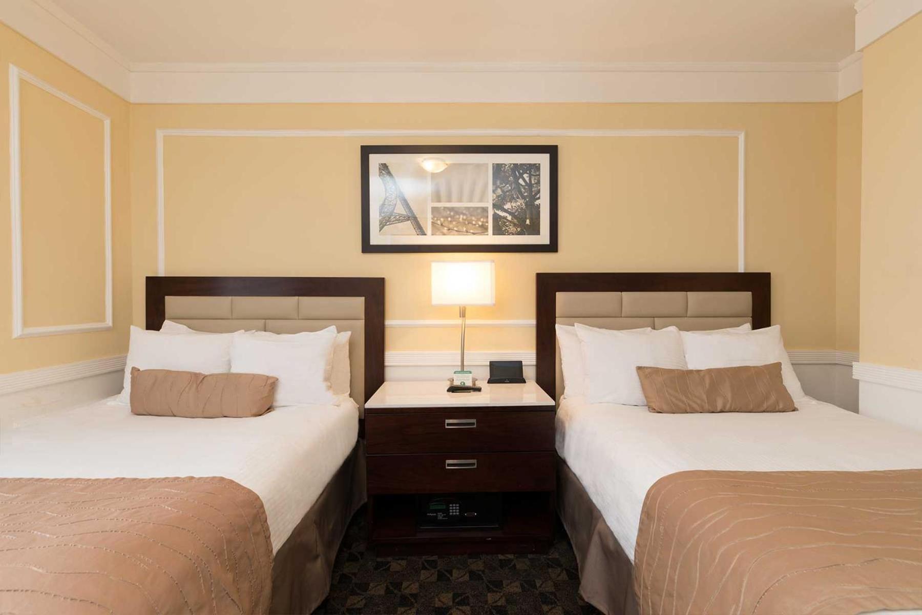 Two Double Beds Disability Access
