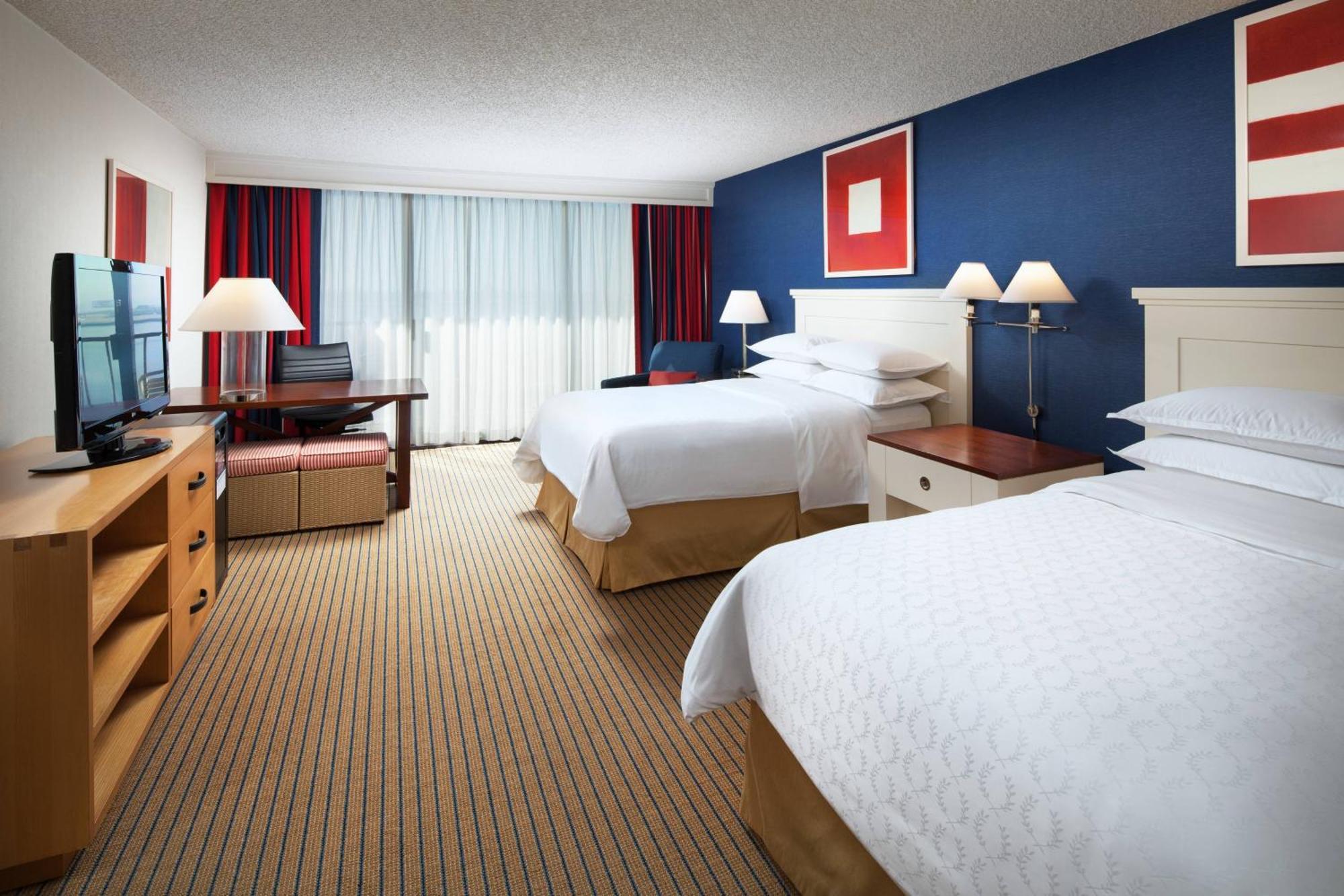 2 Double beds Bay Tower Traditional Guest Room