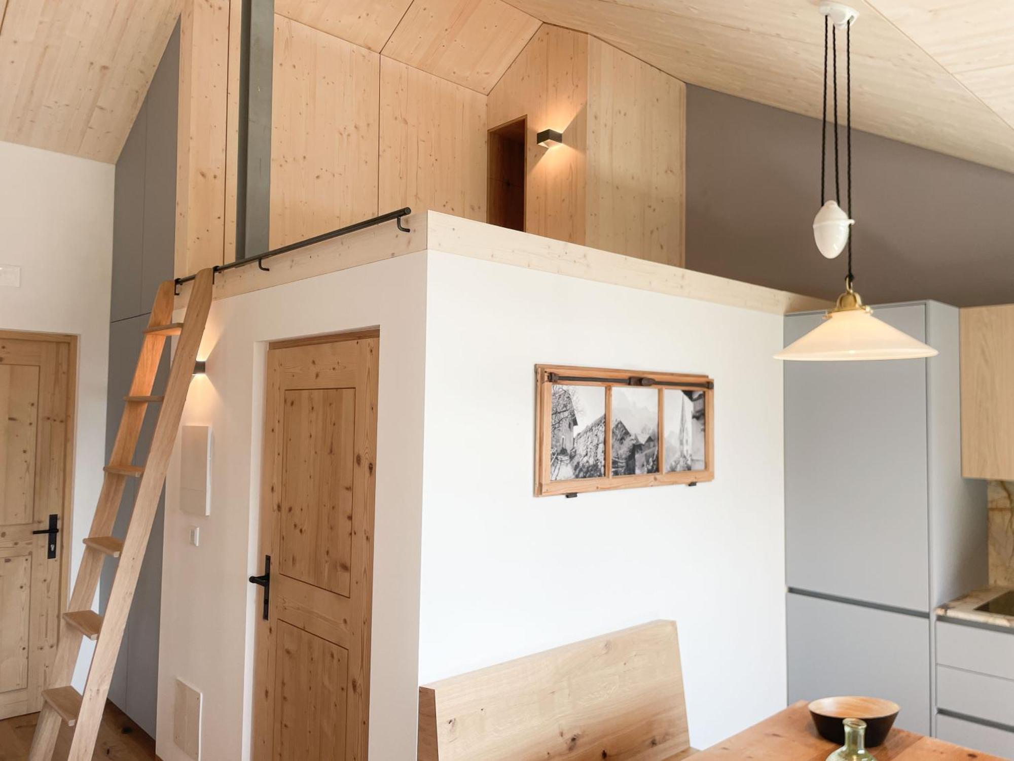 One-Bedroom Loft Apartment Balcony