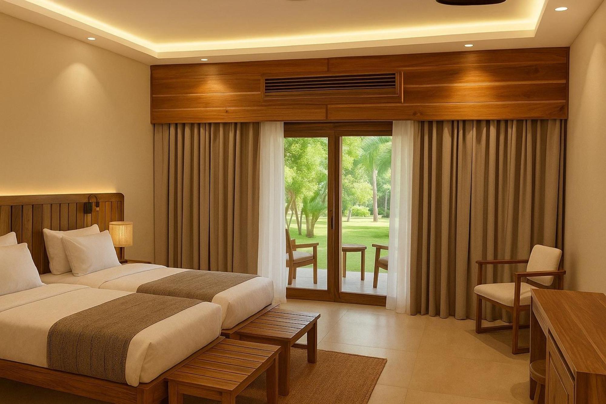 Deluxe King or Twin Bed Garden View