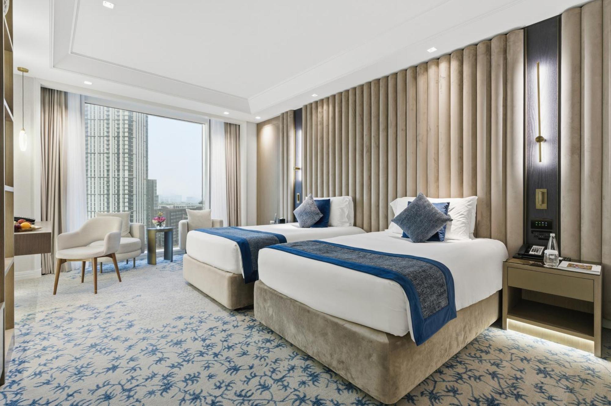 Chambre Lits Jumeaux - Vue sur Centre-Ville