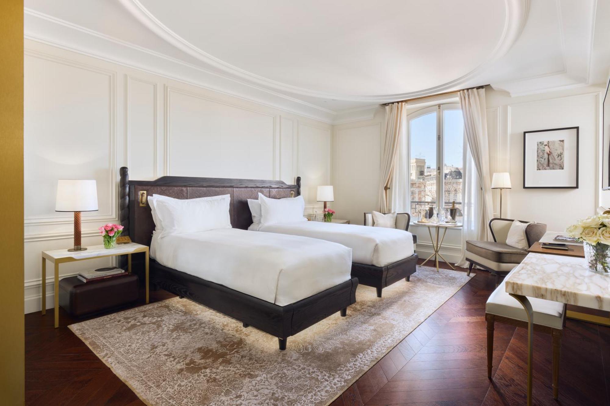Habitación Deluxe con 2 camas y vistas al jardín