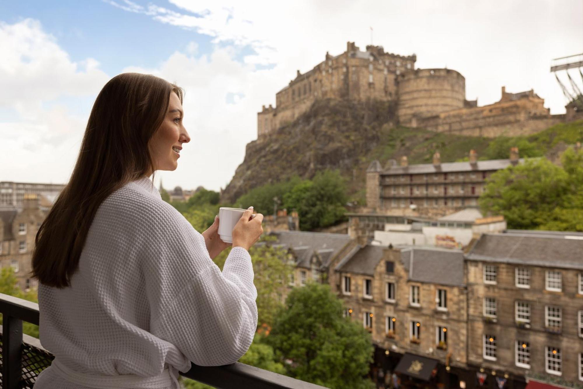 Castle View Deluxe Room Balcony
