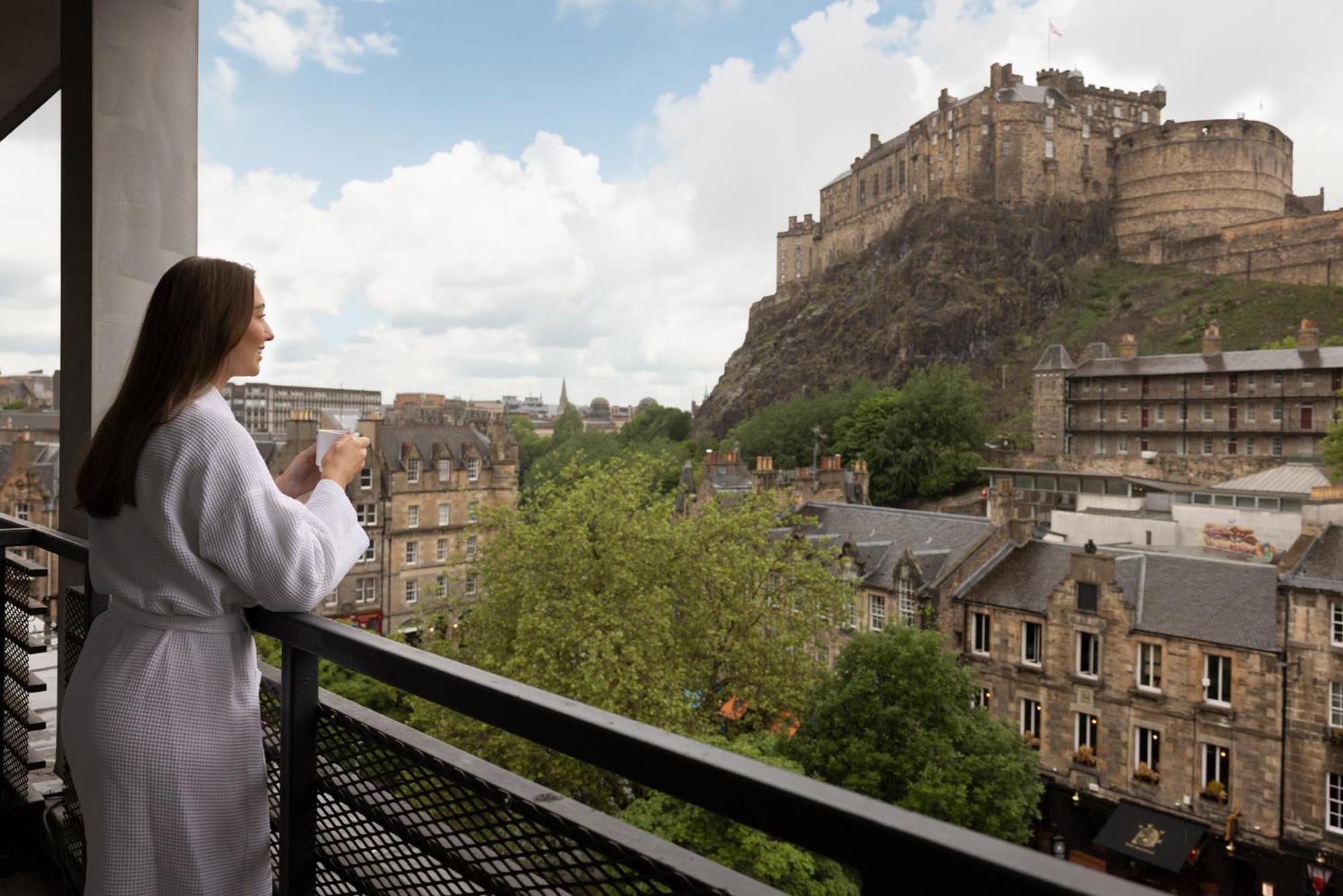 Castle View Deluxe Room Balcony