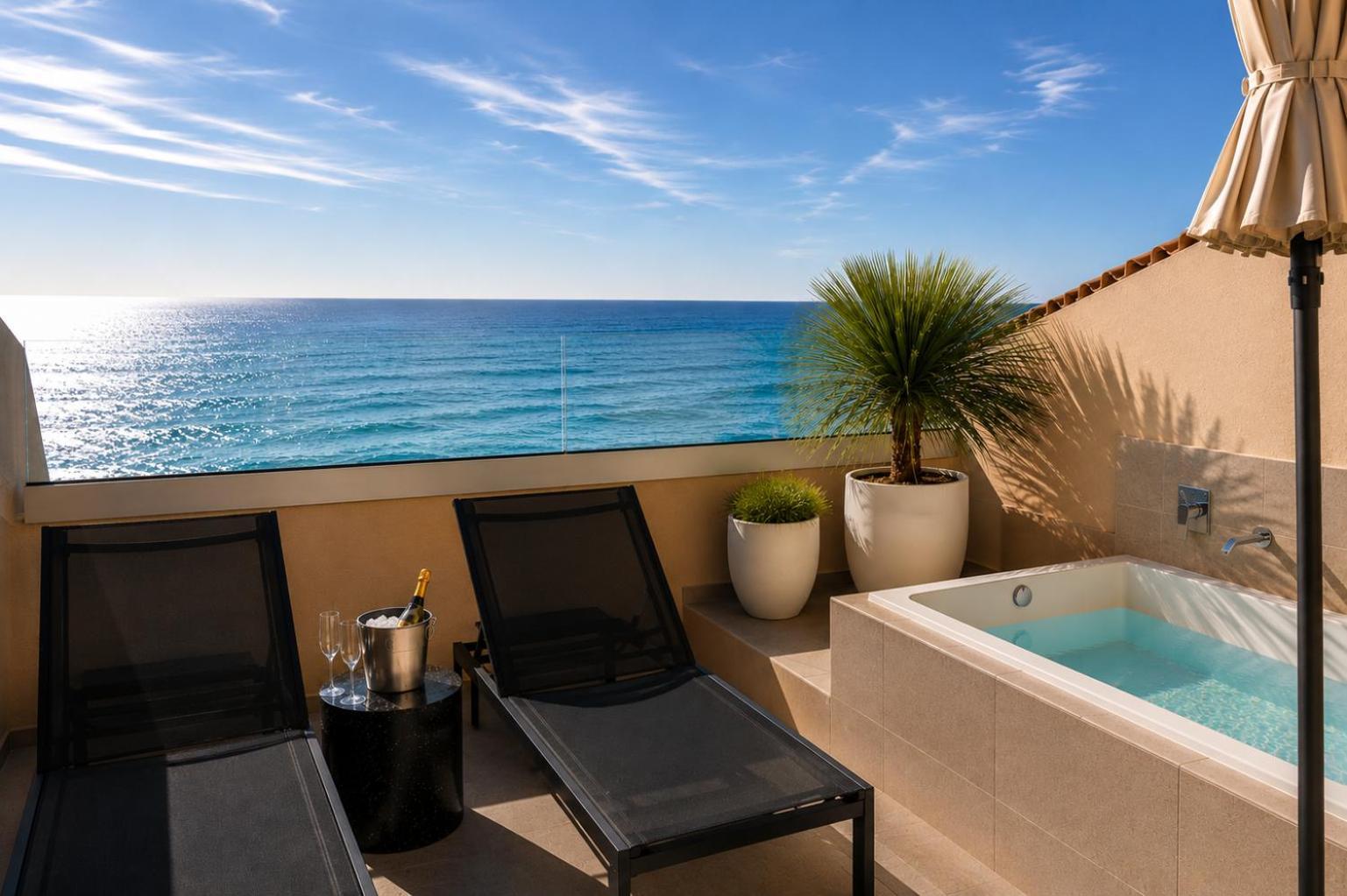 Suite Penthouse Doble con vistas al mar